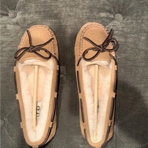 UGG Bella II Suede Moccasin Slipper - Chestnut